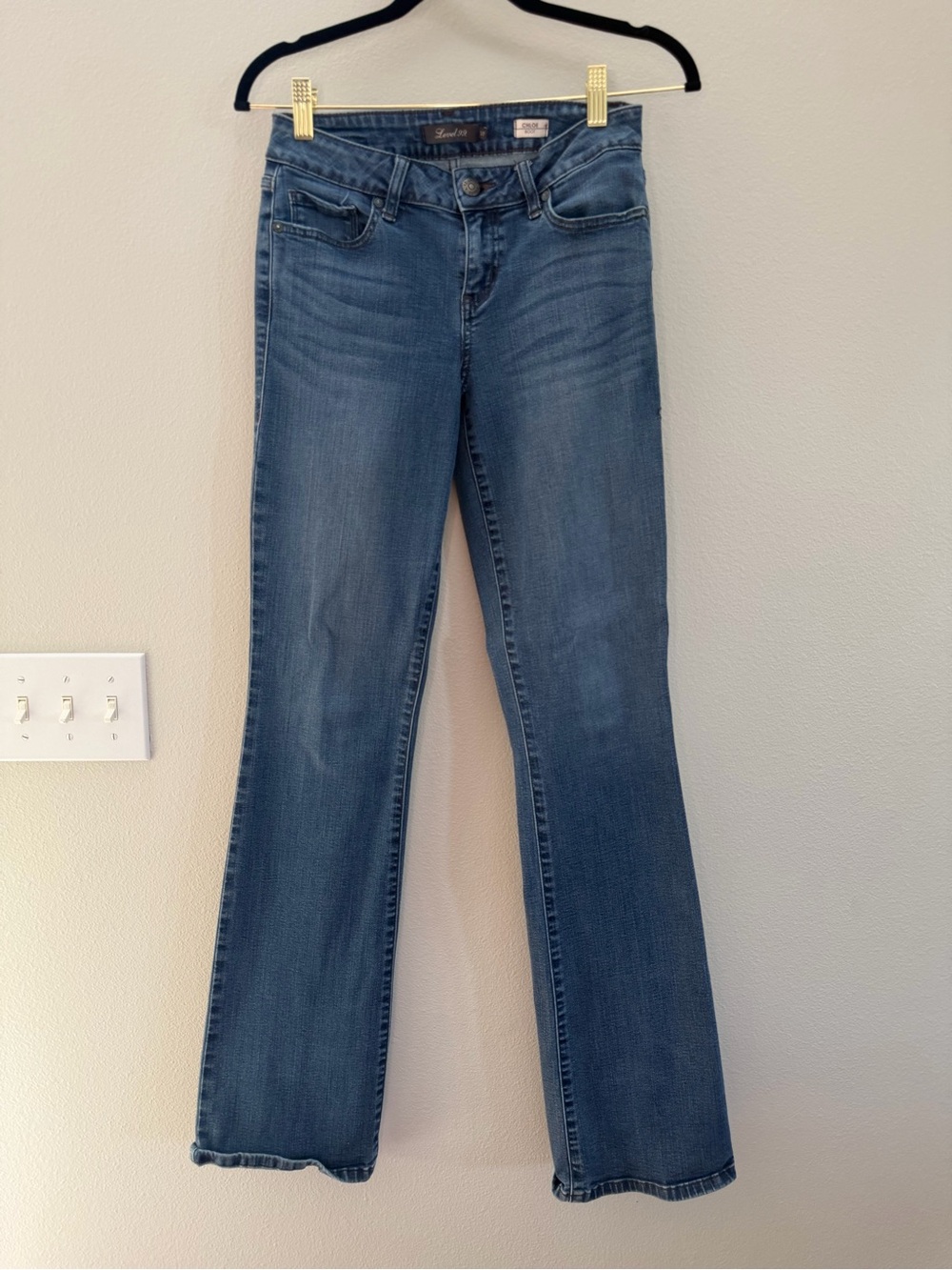 Level 99 Women's Blue Flare Jeans